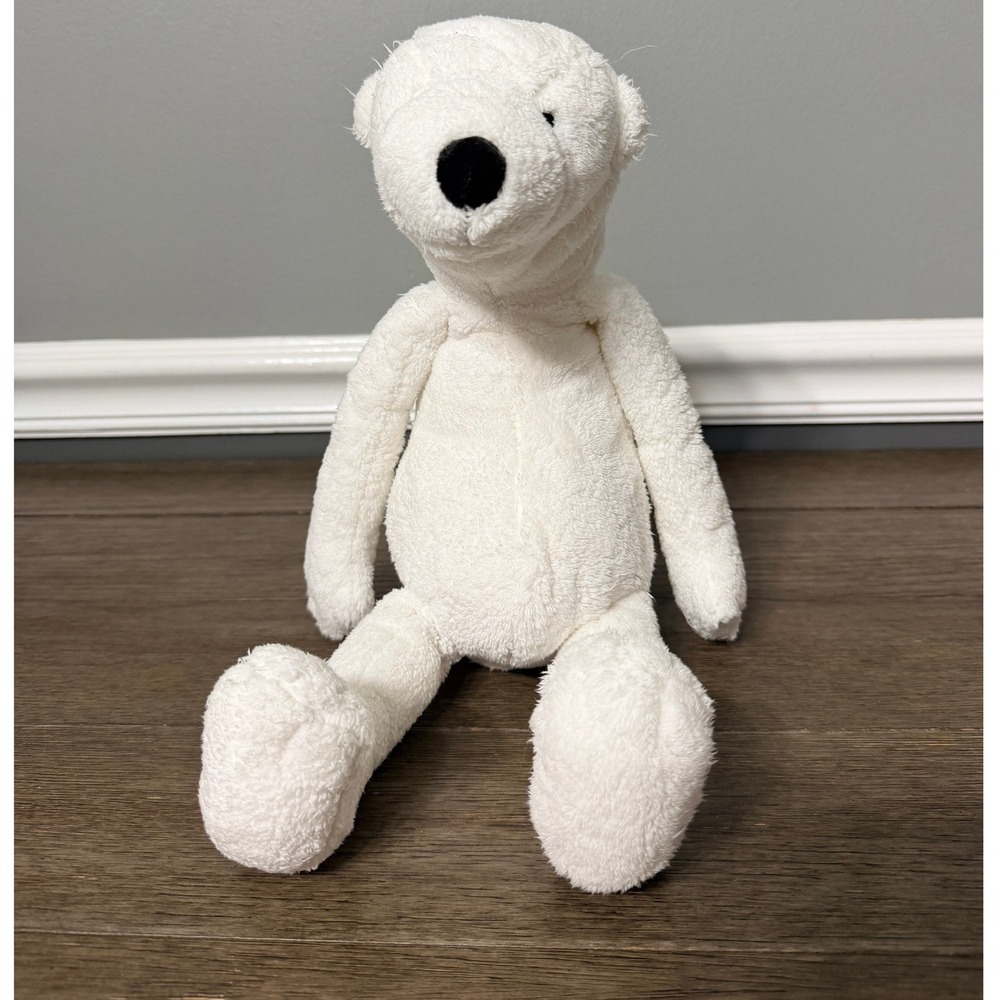 Bath & Body Works Igloo Polar Bear White Plush Stuffed Animal